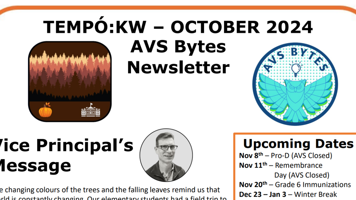 October 2024 Newsletter Banner