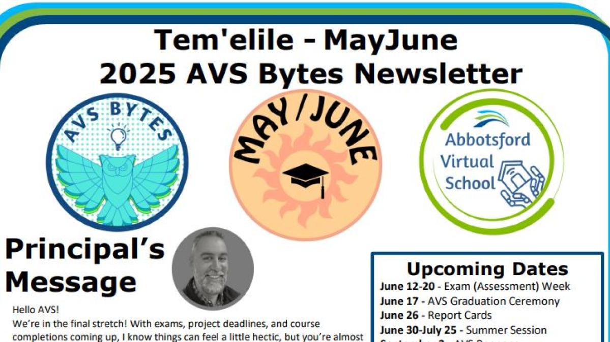 MayJune 2025 AVS Bytes Newsletter Banner